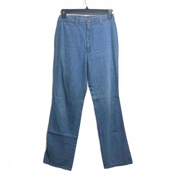 Vintage 70's Lord Isaacs Denim Flare Jeans - Classic Blue - Picture 2 of 9